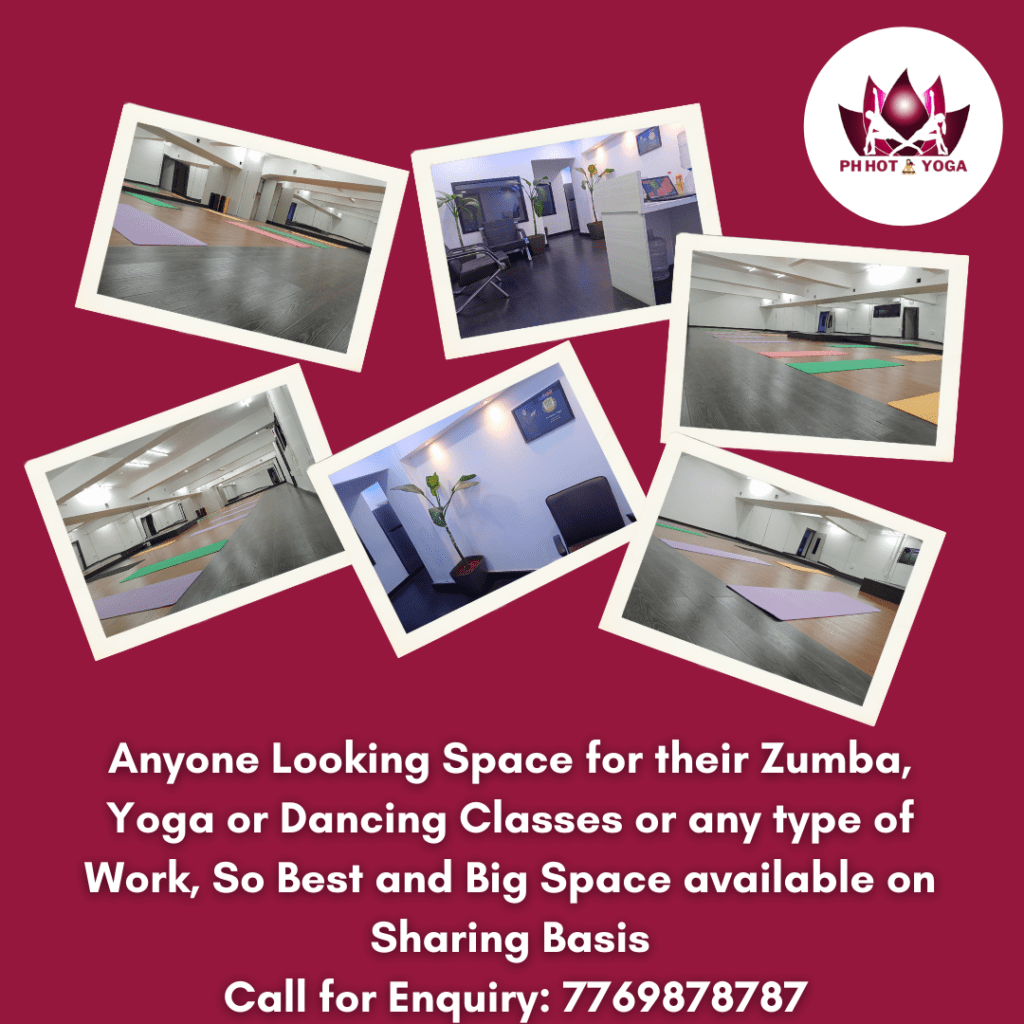 Anyone Looking for Space for Their Zumba, Yoga or Dancing Classes or any type of Work, So Best and Big Space available on Sharing Basis